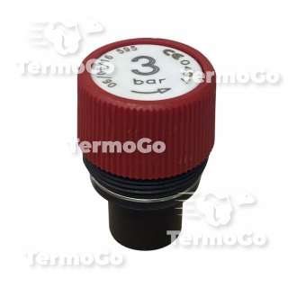 Testa Valvola sicurezza 3 Bar caldaia Chaffoteaux Elexia Comfort, Maya 61301927