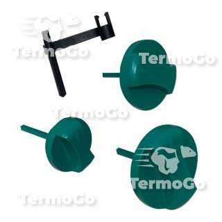 Kit manopole verdi caldaia Vaillant VM, VMW 114286
