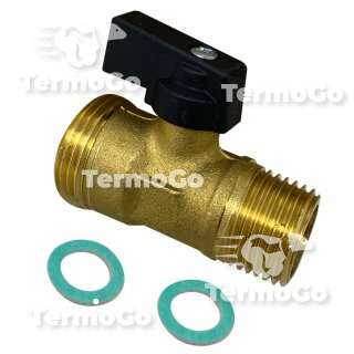 Rubinetto a sfera 1/2 caldaia Ferroli 39809010, ex 36900700