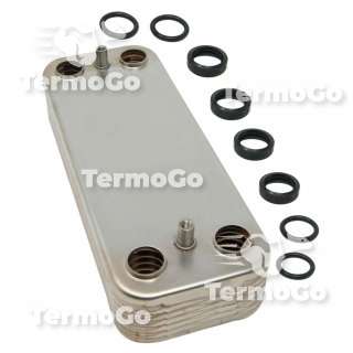Scambiatore sanitario per Sylber Area, Arya, Conica, Lady, Quadra Condensing, Style 20223517, ex R8036