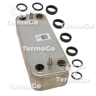 Scambiatore sanitario per Sylber Area, Arya, Guscio, Lady, Linea Condensing, Style, Zenyt R8037