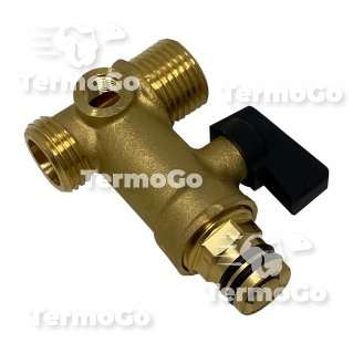 Rubinetto di carico riempimento caldaia Ferroli Domicompact, Ferellazip 39817740, ex 39400550