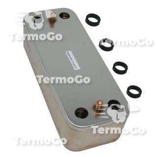 Scambiatore Ferroli 20 piastre per DIVAtop, Econcept, FERdigit, Fersystem, FERtech, Optimax He Plus 39822180, ex 39828170