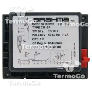 Scheda apparecchiatura accensione Brahma CM12F 37103252 per Robur
