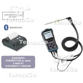 Analizzatore di combustione Seitron Chemist 101 S Be Green con stampante