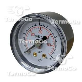 Idrometro Manometro caldaia Hermann d40 attacco 1/8 H048001745