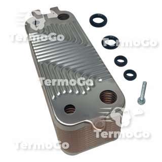 Scambiatore 26 piastre caldaia Junkers Cerapur Compact ZWB, Condens 2300, Condens 7000i 87186429490