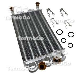Scambiatore bitermico caldaia Radiant RBC 24, RBS 24 65-00328, ex 58026LA