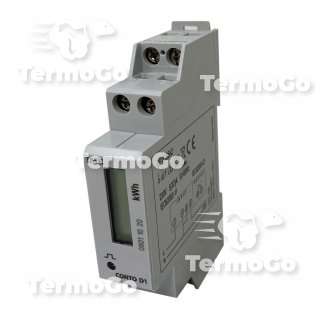 Contatore di energia attiva 230 V- 30A per barra DIN 1M pompa di calore Emmeti 07245360