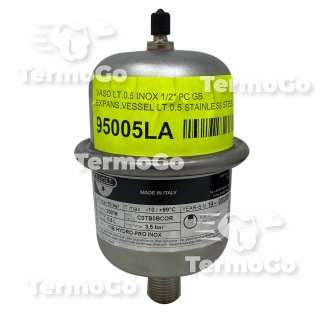 Vaso espansione Zilmet 0,5 LT attacco 1/2  caldaia Radiant 95005LA