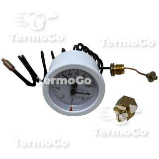 Termomanometro Termoidrometro D.60 caldaia Sime Format, Metro 6318479, ex 6217002
