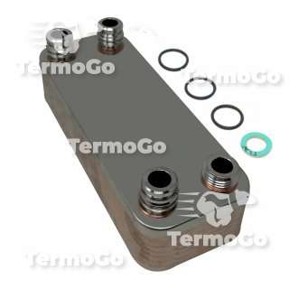 Scambiatore sanitario per Vaillant acquaBLOCK atmo e turbo VMI, atmoBLOCK Pro e Plus VMW, turboBLOCK Pro e Plus VMW 0020073795