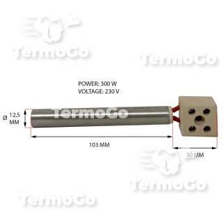 Candeletta Resistenza accensione con morsetto ceramico stufa a Pellet UTXM011505
