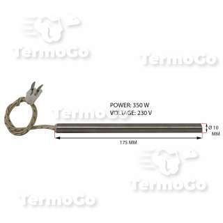 Candeletta Resistenza accensione stufa a pellet Montegrappa, MCZ, Flumenfire, Sideros, D'Alessandro, Sicalo UTXS022672