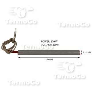 Candeletta Resistenza accensione stufa a pellet L 150 mm, W 270, V 230 UTXS022972