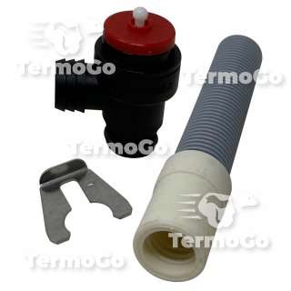 Valvola di sicurezza + tubo caldaia Sime Brava One, Brava Slim, Murelle Ht, Open Solar He, Vera He 6319649
