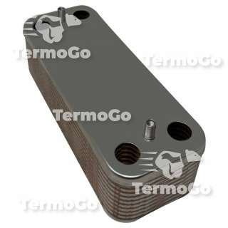 Scambiatore sanitario caldaia Ferroli Bluehelix Tech, Divatech Micro, DIVAtop micro, FERdigit micro, FERtech micro 39836730