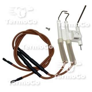 Triplo elettrodo accensione caldaia Vaillant turboTEC VMW 275/3-7, turboTEC VMW 275/3-7 R1 090737